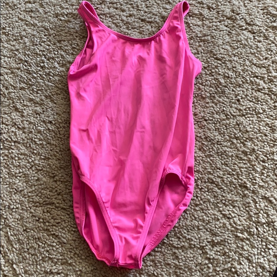 Solid Pink Dance Leotard